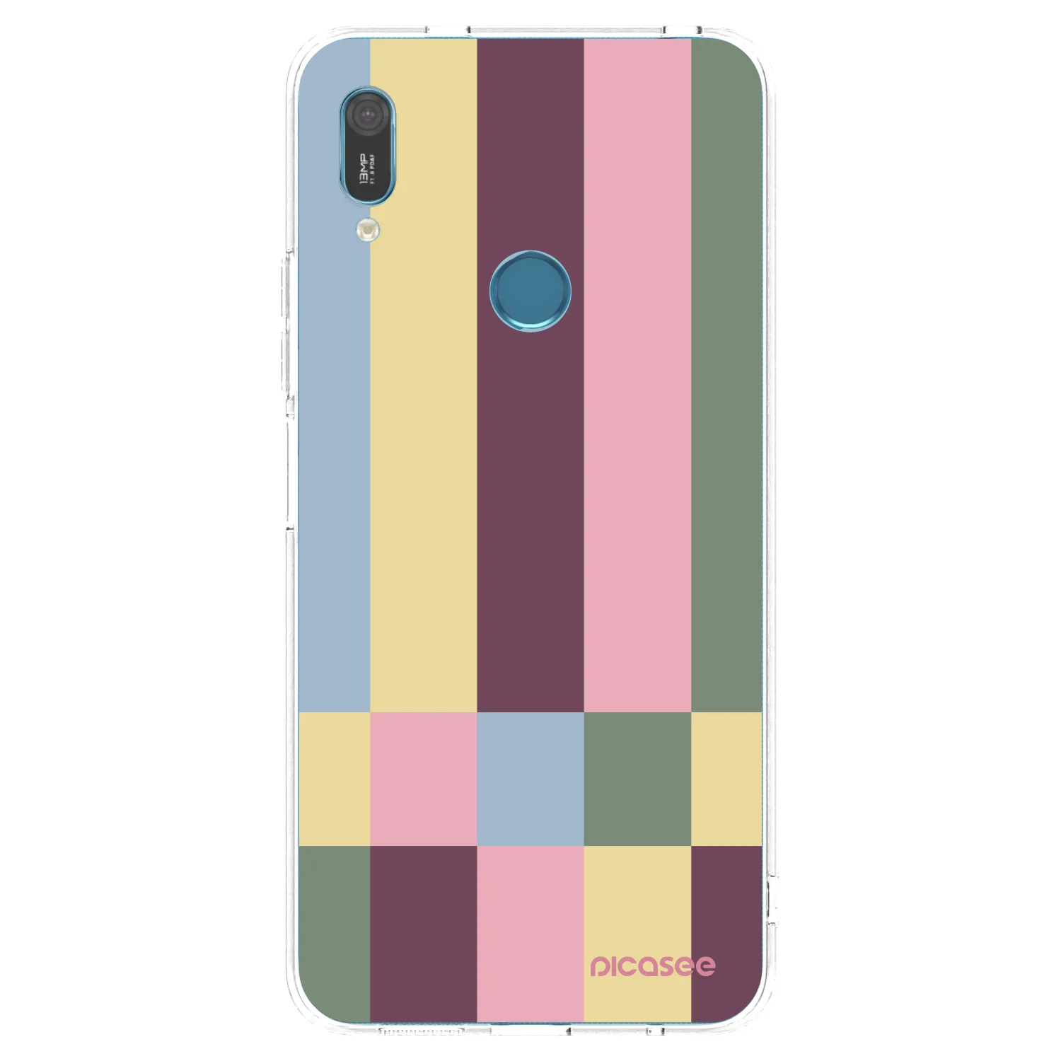 Picasee silikonska prozirna maskica za Huawei Y6 2019 - Lobby tiles