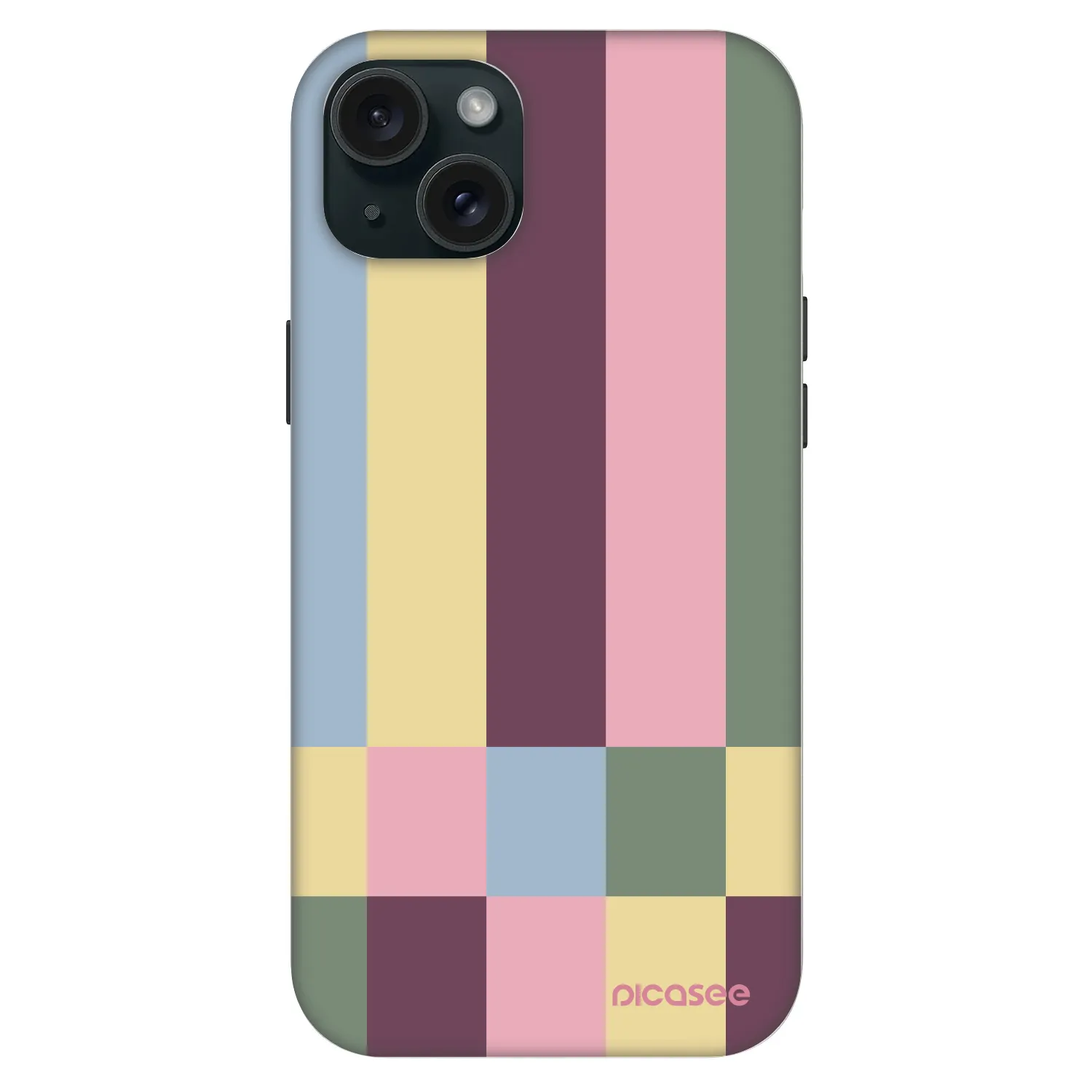 Picasee Fashion Case MagSafe za Apple iPhone 15 Plus - Lobby tiles
