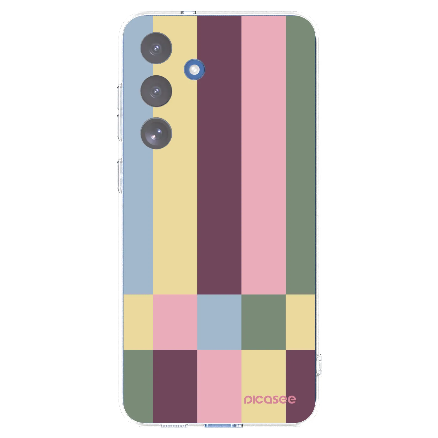 Picasee silikonska prozirna maskica za Samsung Galaxy S25 FE 5G - Lobby tiles
