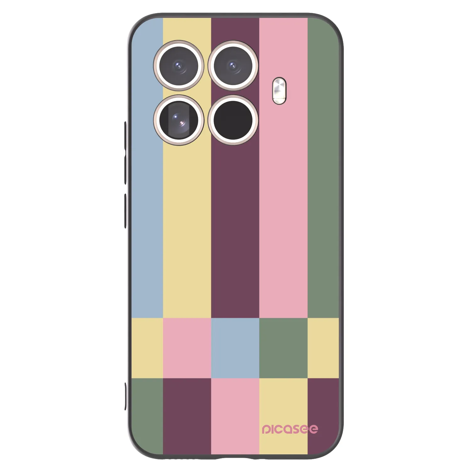 Picasee crna silikonska maskica za Xiaomi 15T Pro - Lobby tiles