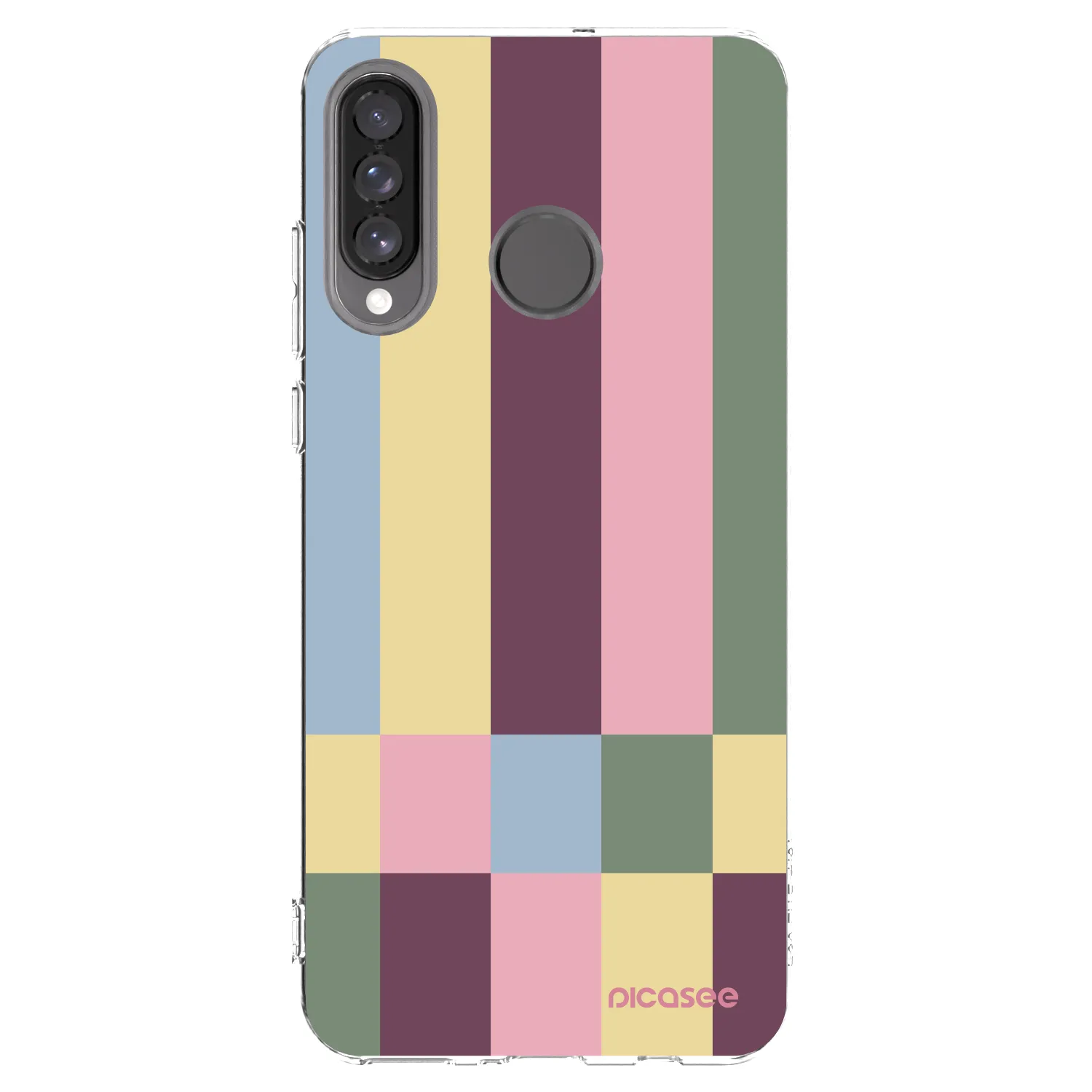 Picasee silikonska prozirna maskica za Huawei P30 Lite - Lobby tiles