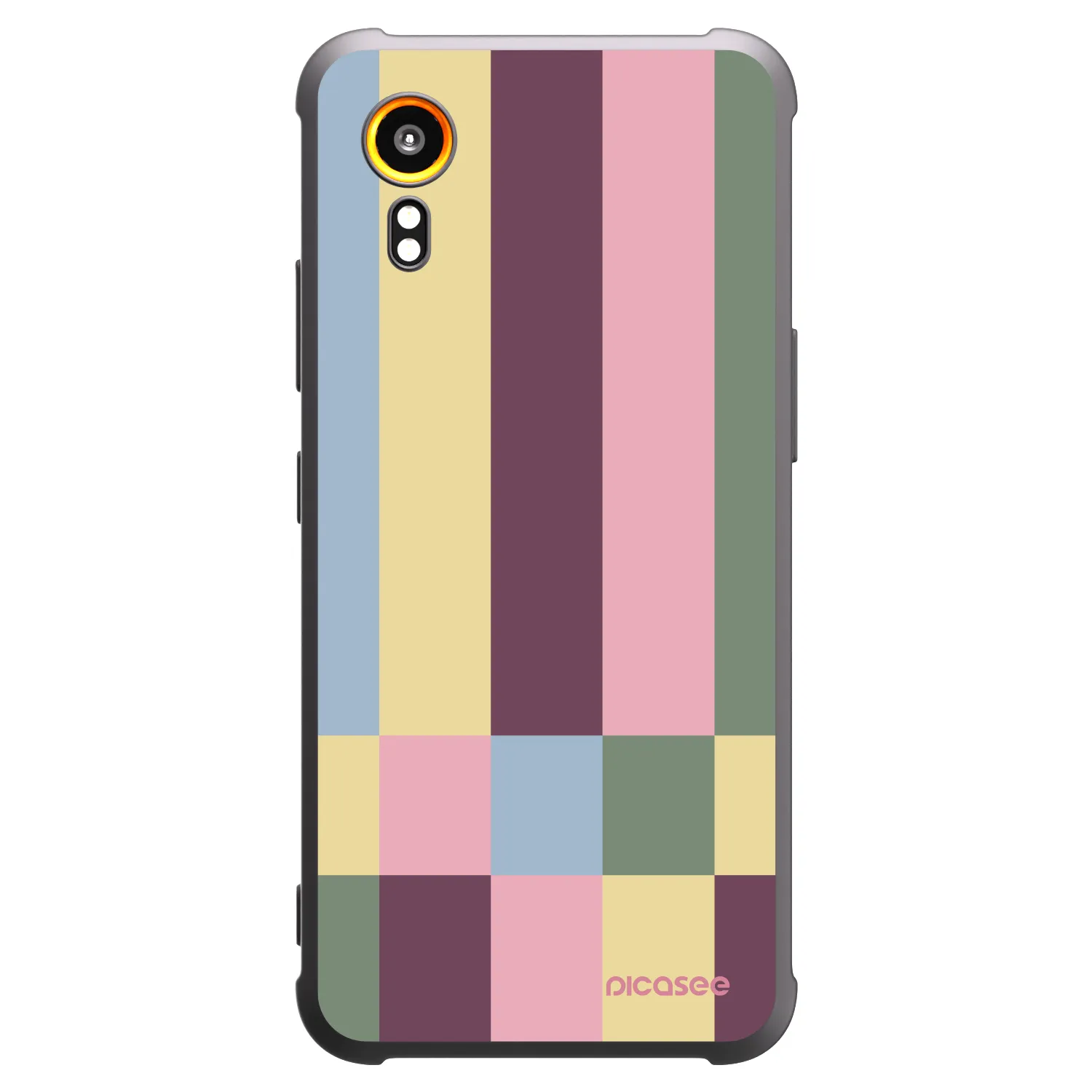 Picasee crna silikonska maskica za Samsung Galaxy XCover 7 - Lobby tiles
