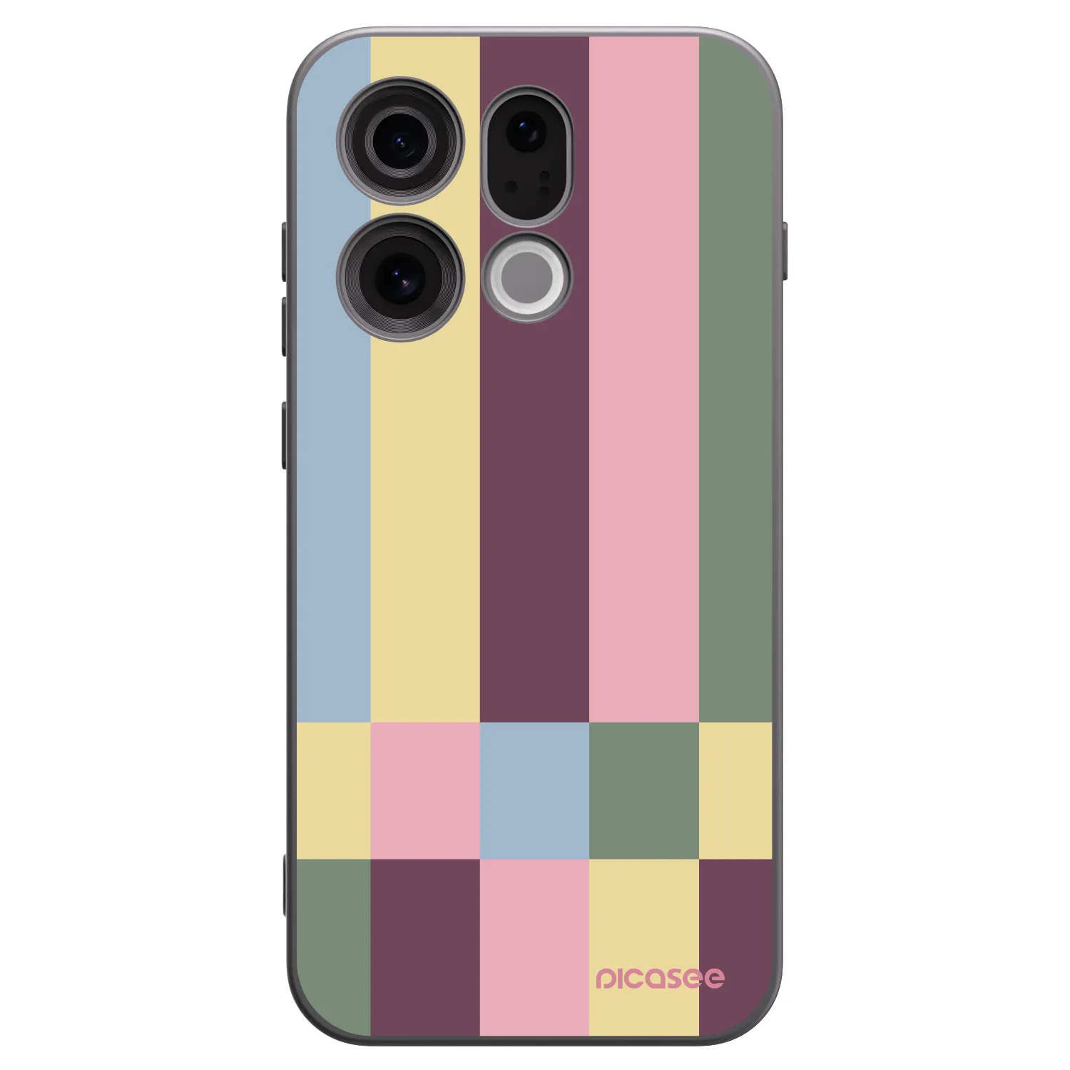 Picasee crna silikonska maskica za OPPO Find X9 - Lobby tiles