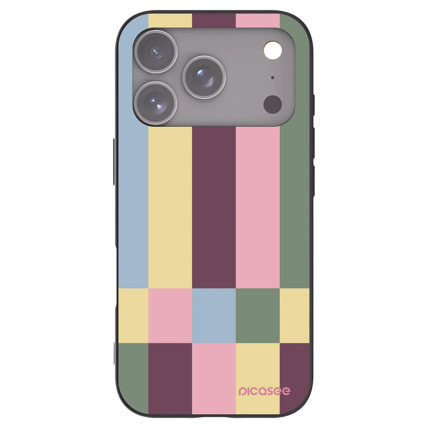 Picasee crna silikonska maskica za Apple iPhone 18 Pro - Lobby tiles