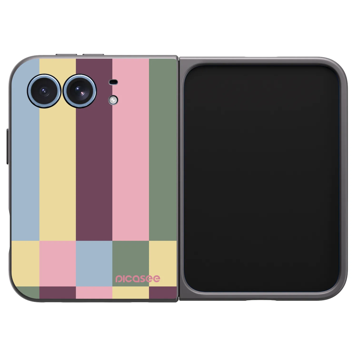 Picasee crna silikonska maskica za Apple iPhone Ultra - Lobby tiles