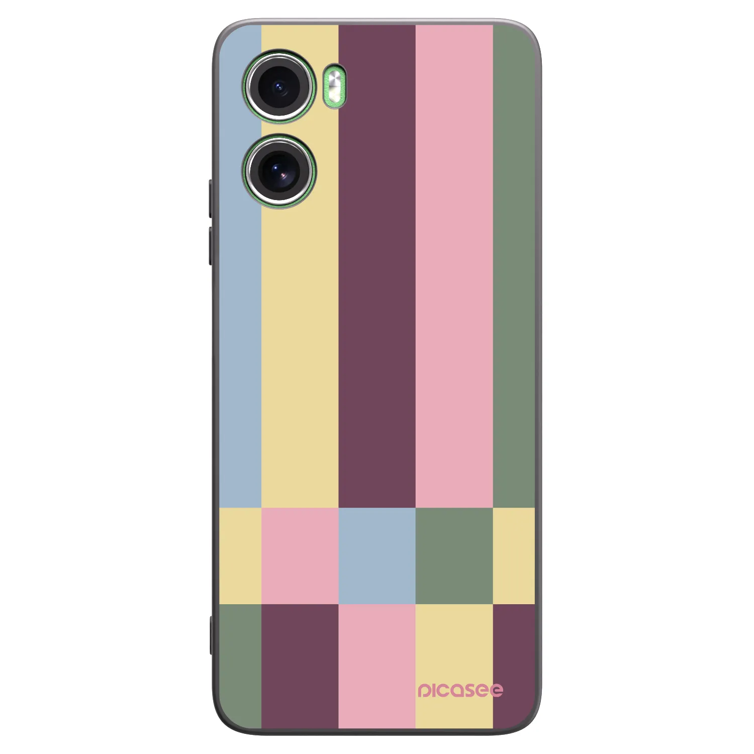 Picasee crna silikonska maskica za Motorola Moto G06 - Lobby tiles