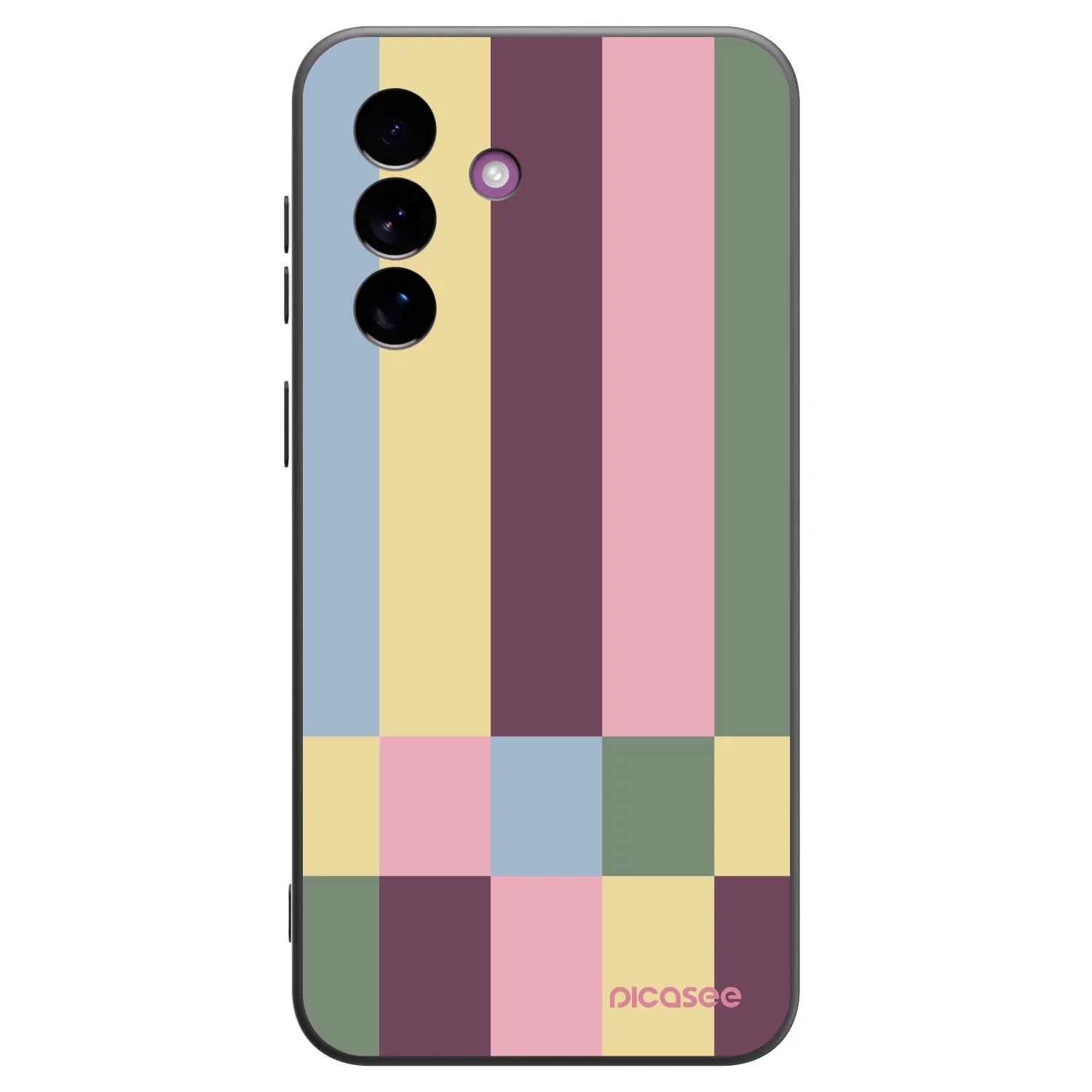 Picasee crna silikonska maskica za Samsung Galaxy A37 - Lobby tiles