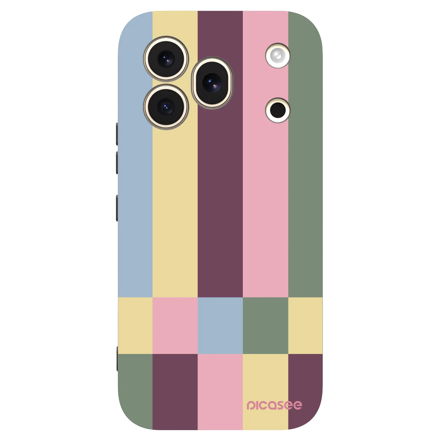 Picasee crna silikonska maskica za Honor 600 Pro - Lobby tiles