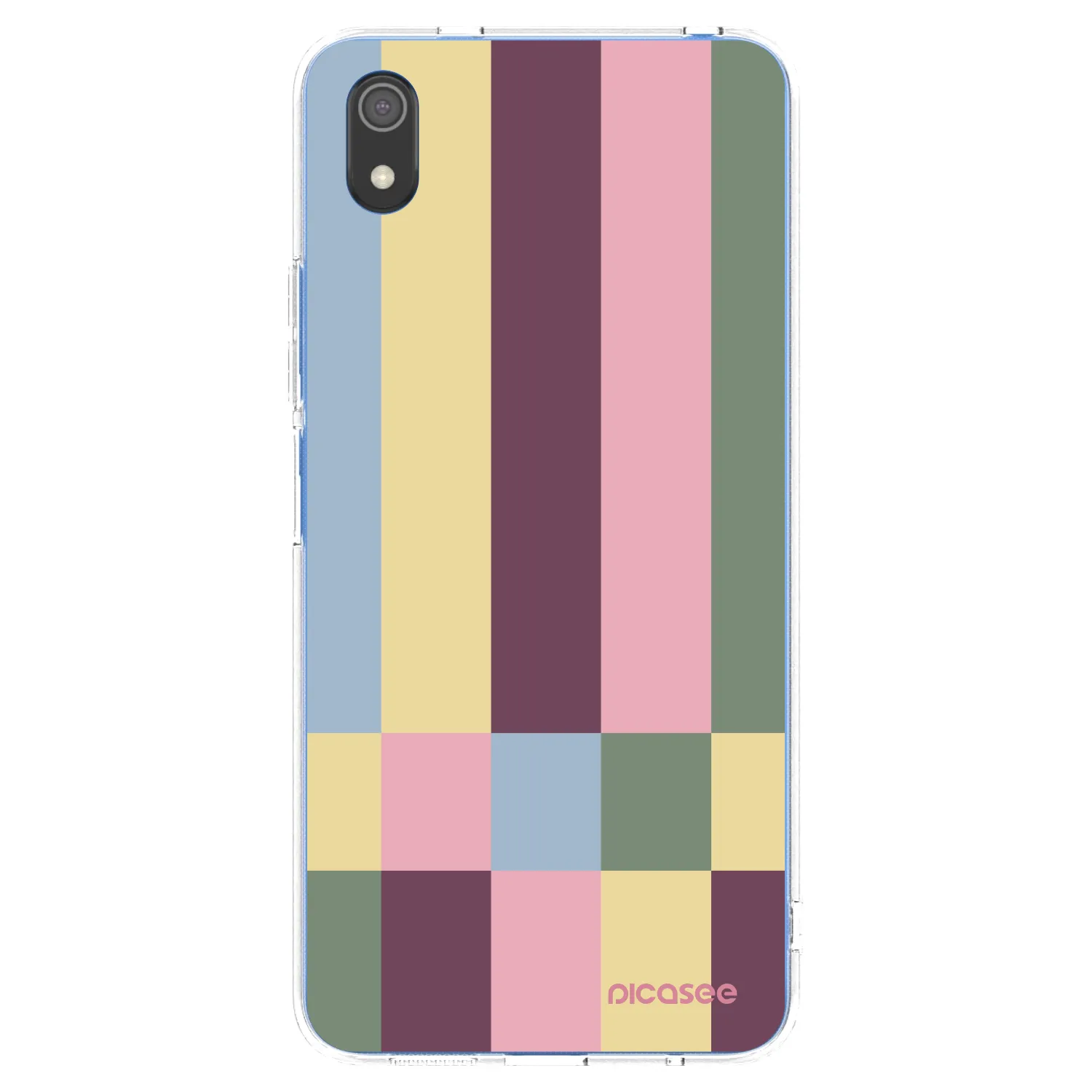 Picasee silikonska prozirna maskica za Xiaomi Redmi 7A - Lobby tiles