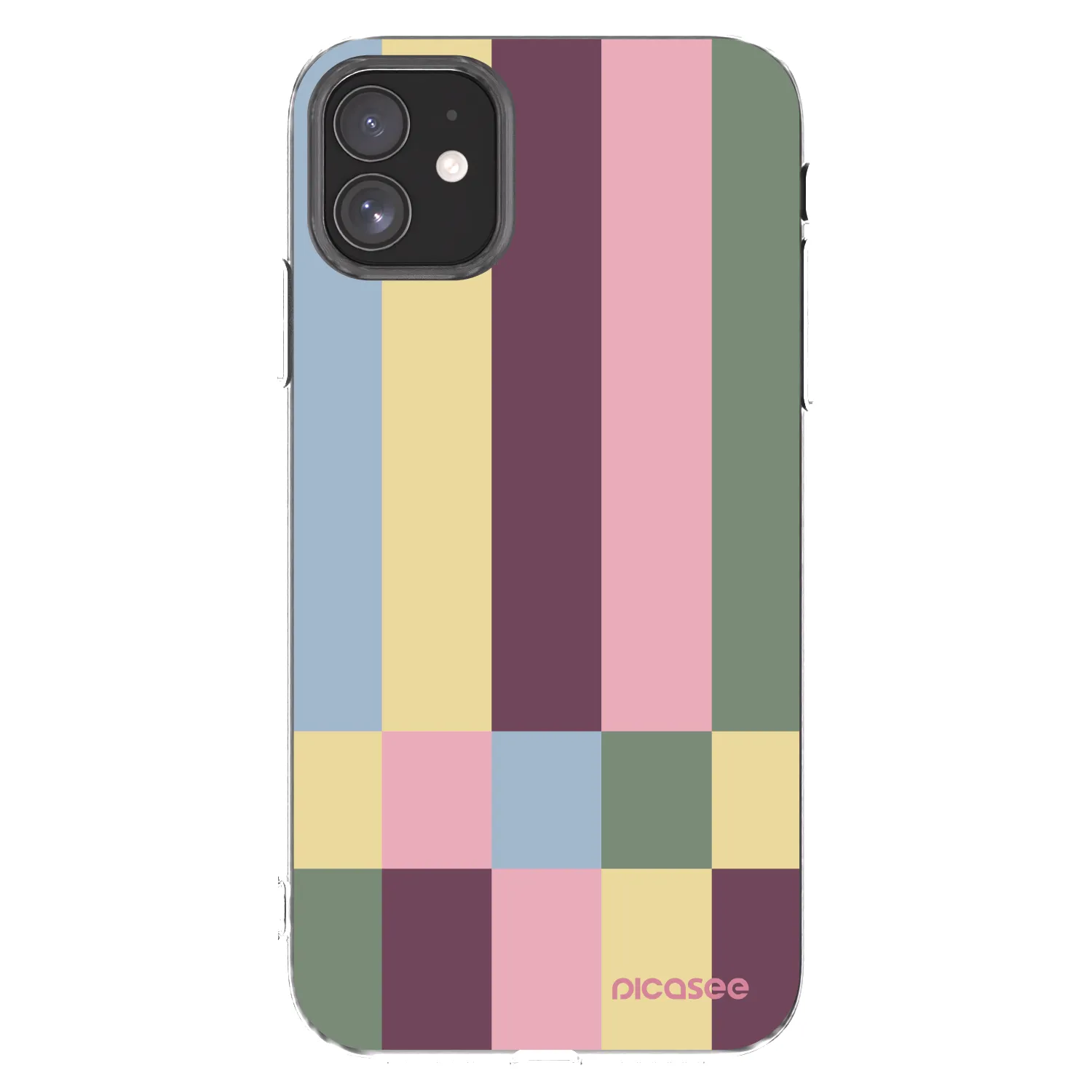 Picasee silikonska prozirna maskica za Apple iPhone 11 - Lobby tiles