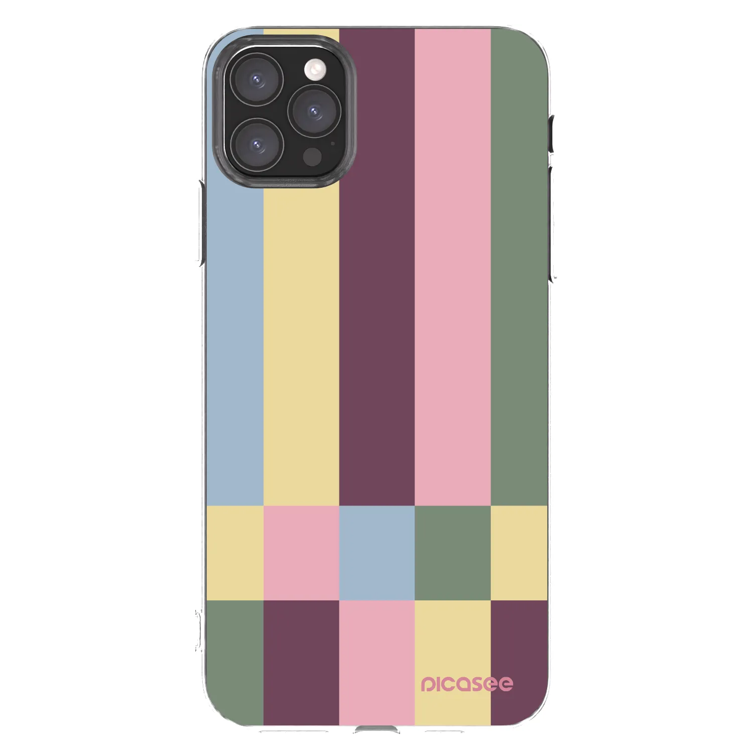 Picasee silikonska prozirna maskica za Apple iPhone 11 Pro Max - Lobby tiles