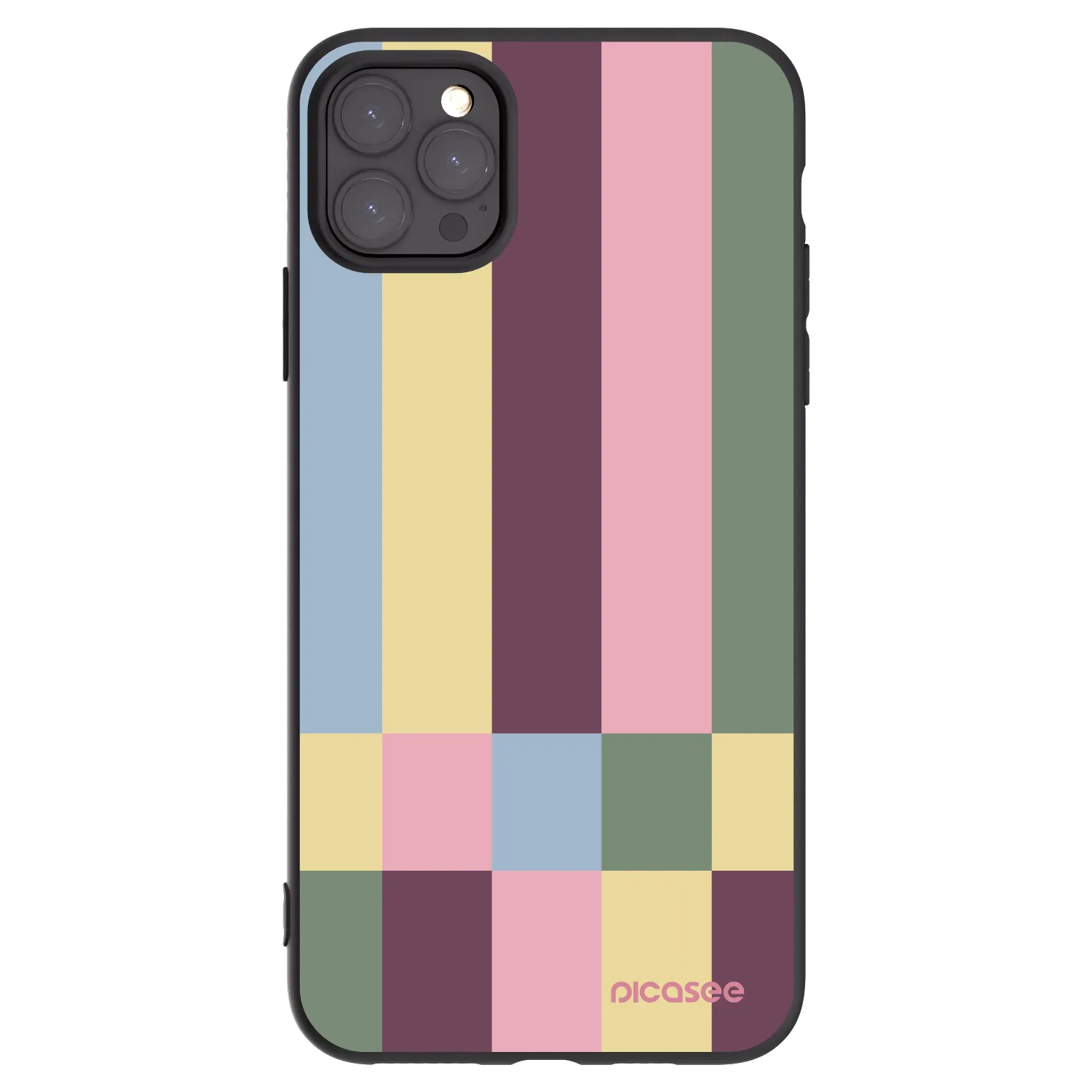 Picasee crna silikonska maskica za Apple iPhone 11 Pro Max - Lobby tiles