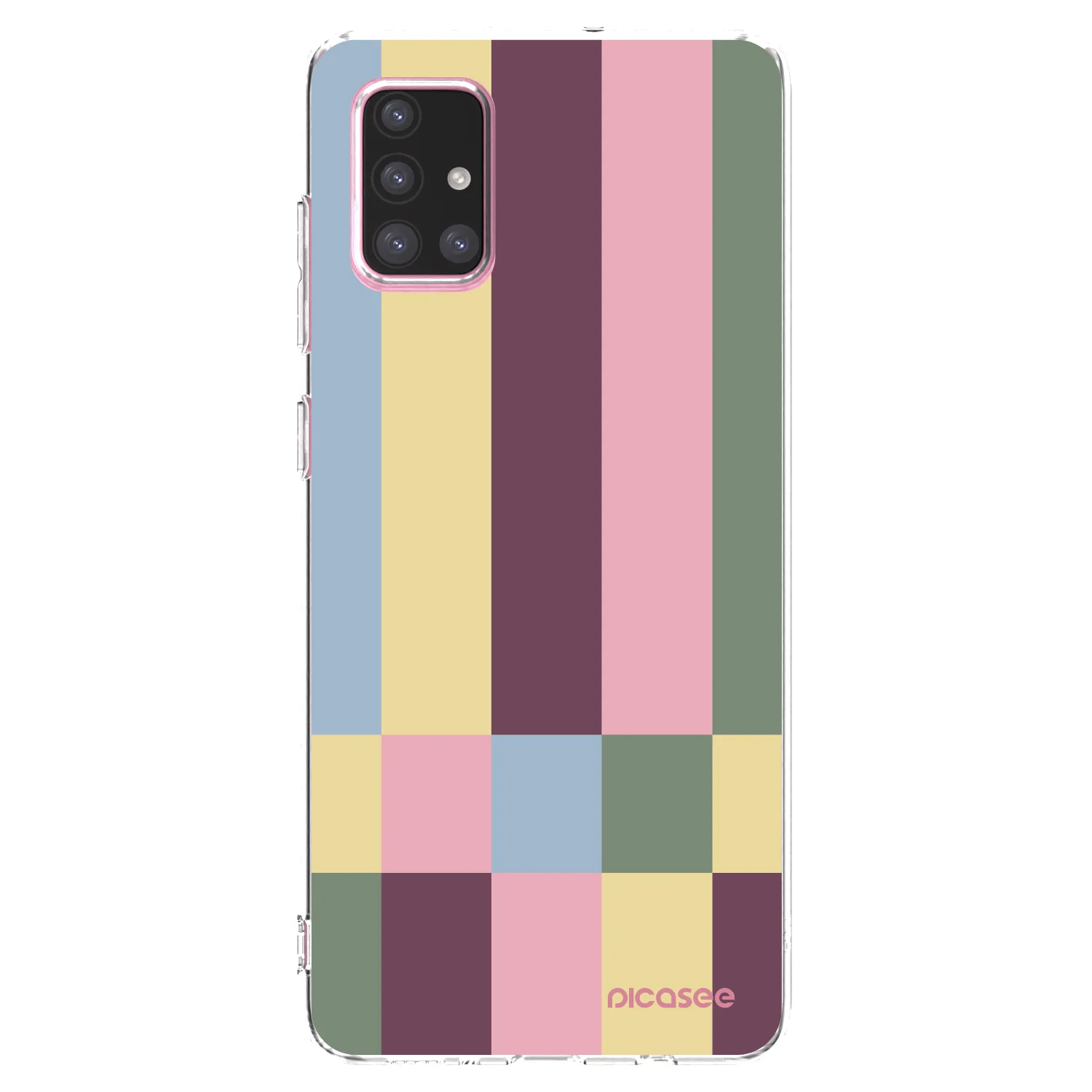 Picasee silikonska prozirna maskica za Samsung Galaxy A71 A715F - Lobby tiles