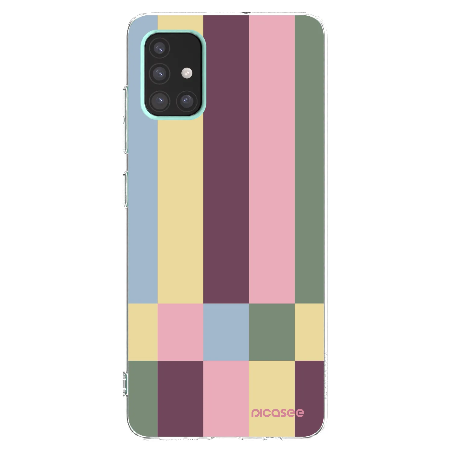 Picasee silikonska prozirna maskica za Samsung Galaxy A51 A515F - Lobby tiles