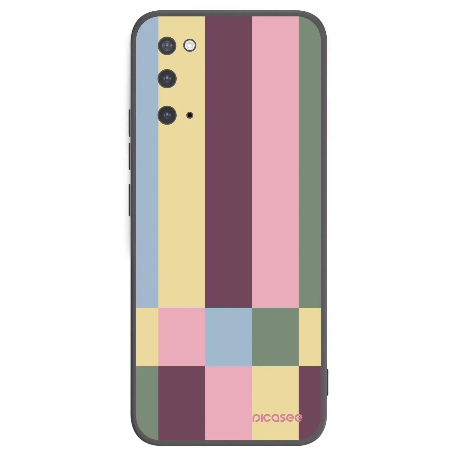 Picasee crna silikonska maskica za Samsung Galaxy S20 G980F - Lobby tiles