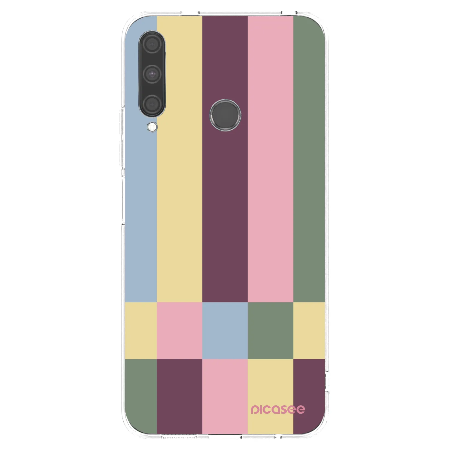 Picasee silikonska prozirna maskica za Huawei P40 Lite E - Lobby tiles