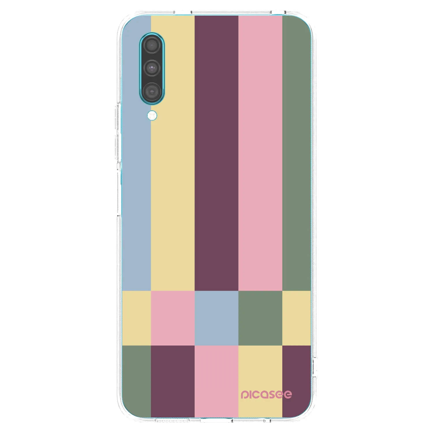 Picasee silikonska prozirna maskica za Samsung Galaxy A30s A307F - Lobby tiles
