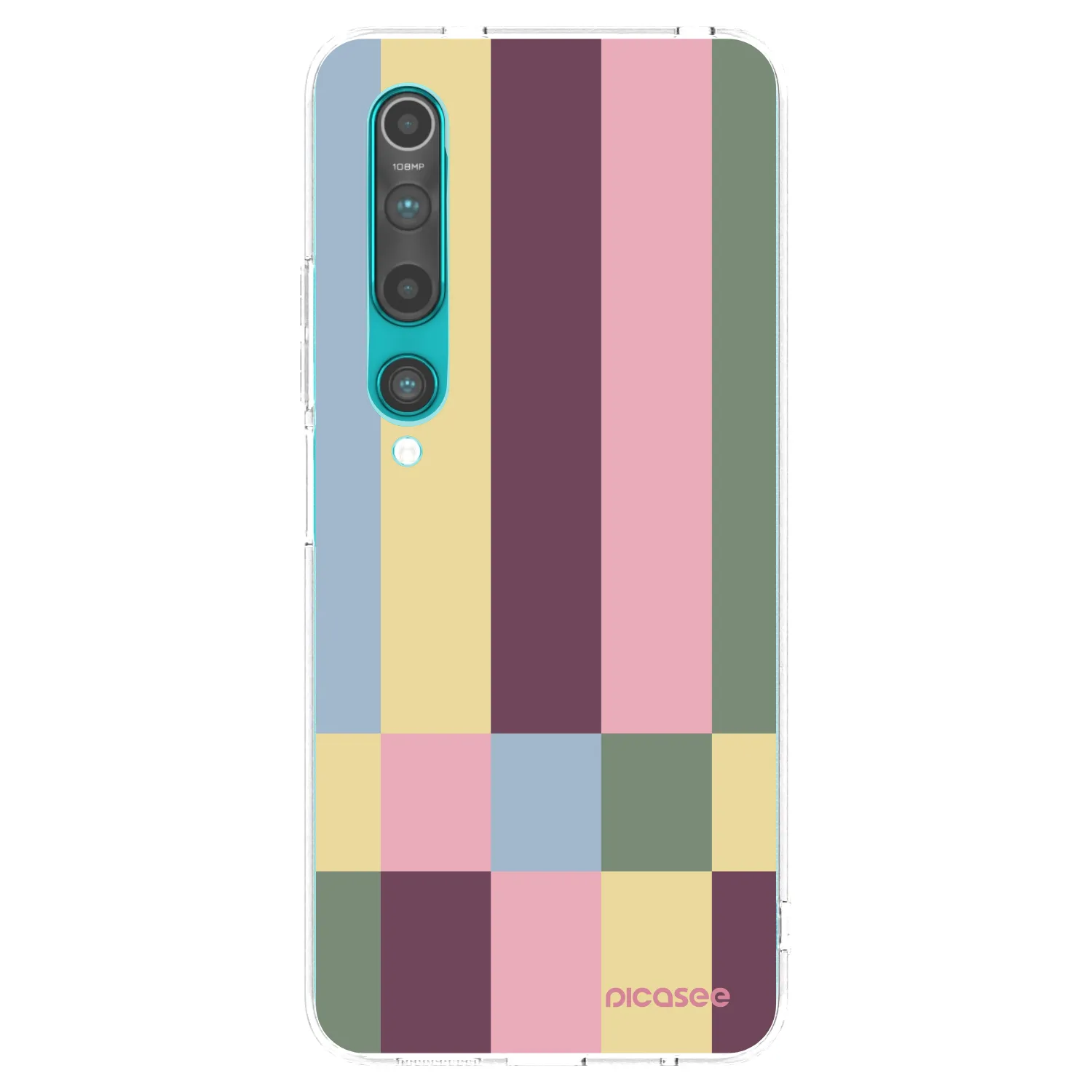 Picasee silikonska prozirna maskica za Xiaomi Mi 10 - Lobby tiles