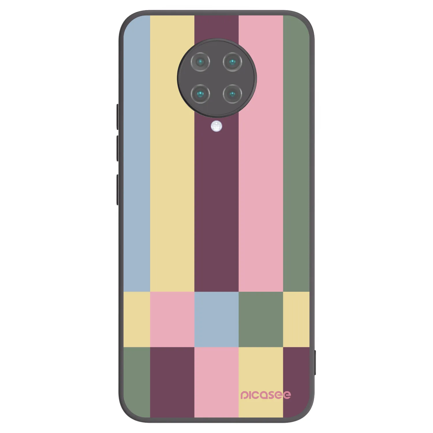 Picasee crna silikonska maskica za Xiaomi Poco F2 Pro - Lobby tiles