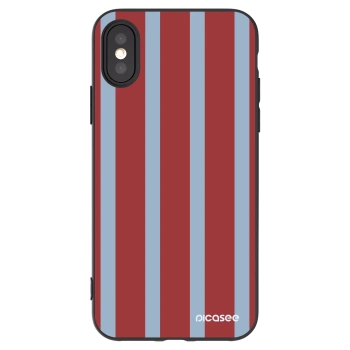 Picasee crna silikonska maskica za Apple iPhone X/XS - Lounge pass