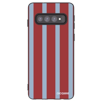 Picasee crna silikonska maskica za Samsung Galaxy S10 G973 - Lounge pass
