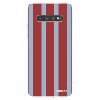 Picasee silikonska prozirna maskica za Samsung Galaxy S10 Plus G975 - Lounge pass
