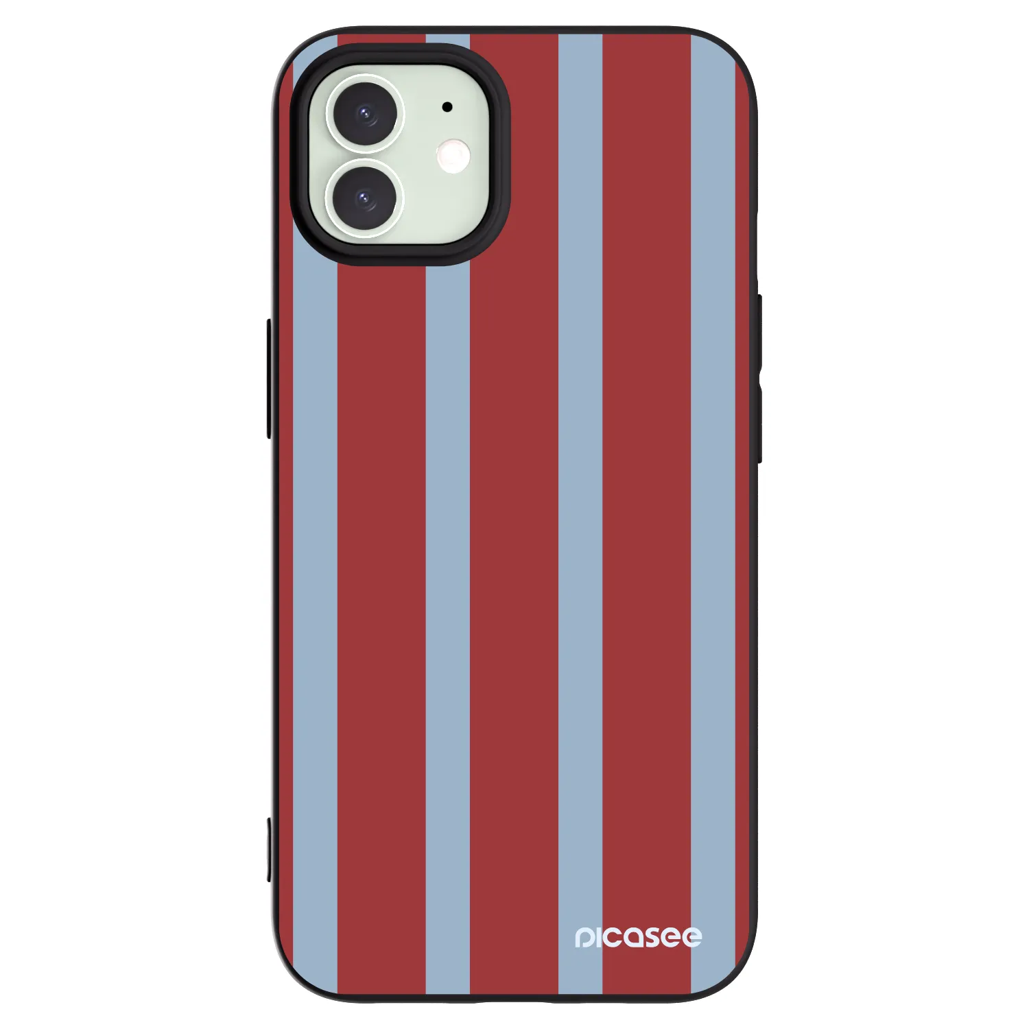 Picasee crna silikonska maskica za Apple iPhone 12 - Lounge pass