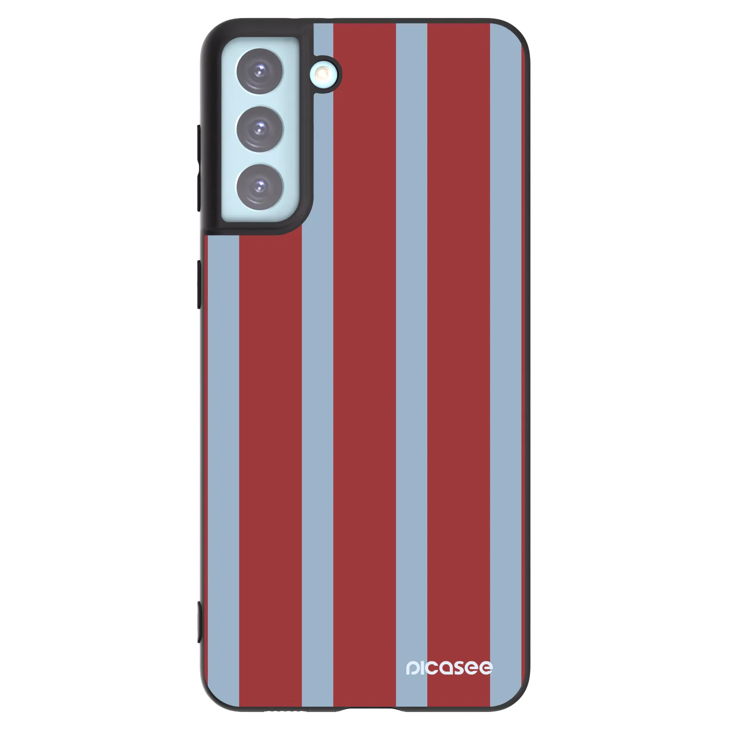 Picasee crna silikonska maskica za Samsung Galaxy S21+ 5G G996F - Lounge pass