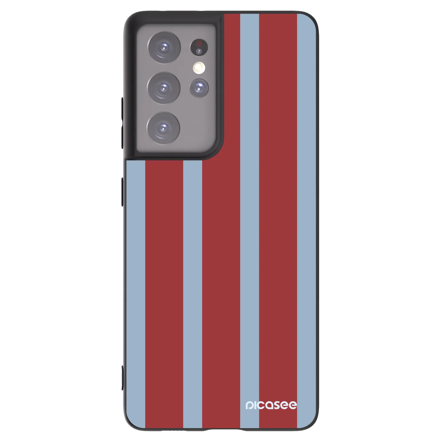 Picasee crna silikonska maskica za Samsung Galaxy S21 Ultra 5G G998B - Lounge pass