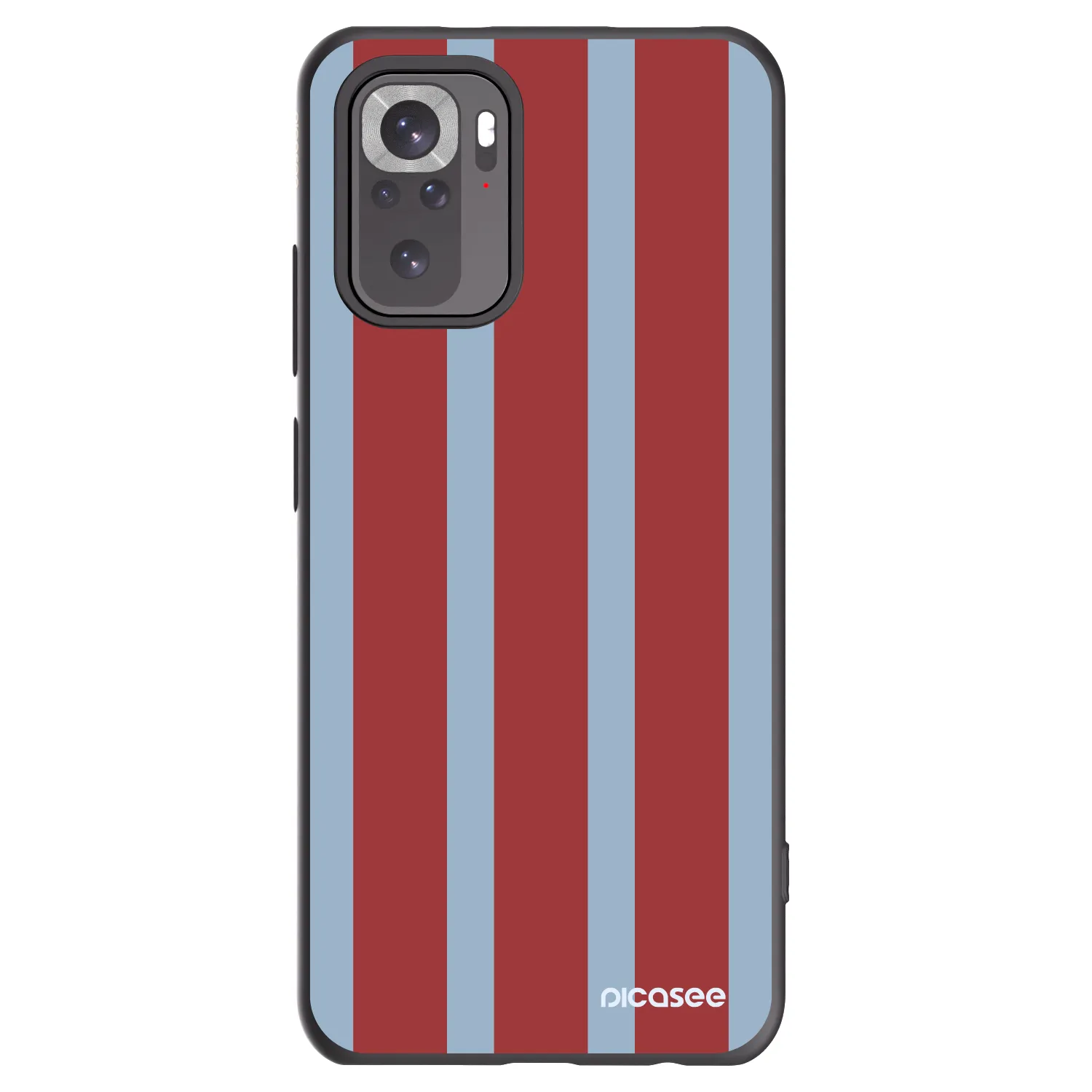 Picasee crna silikonska maskica za Xiaomi Redmi Note 10 - Lounge pass