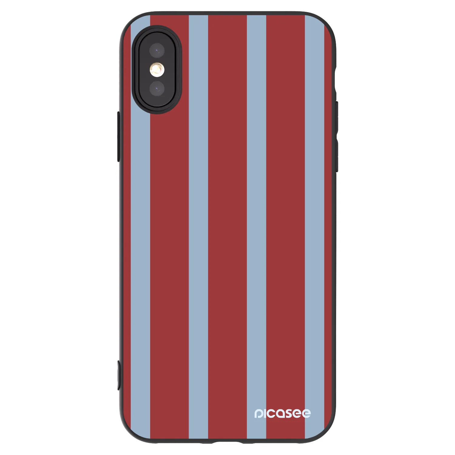 Picasee crna silikonska maskica za Apple iPhone X/XS - Lounge pass