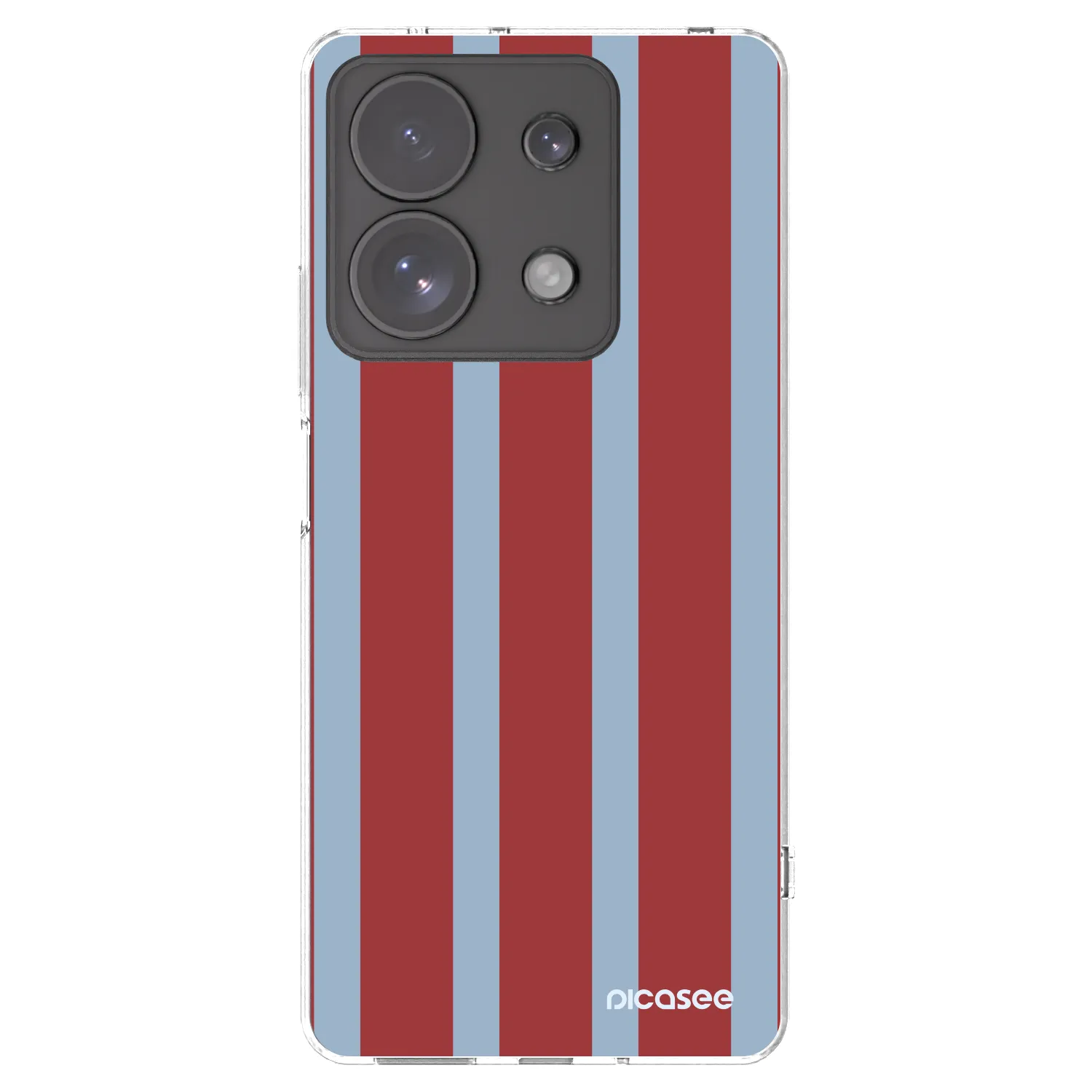 Picasee silikonska prozirna maskica za Xiaomi Redmi Note 13 Pro 4G - Lounge pass