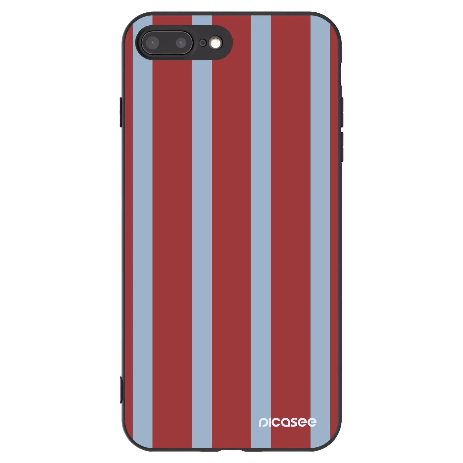 Picasee crna silikonska maskica za Apple iPhone 7 Plus - Lounge pass