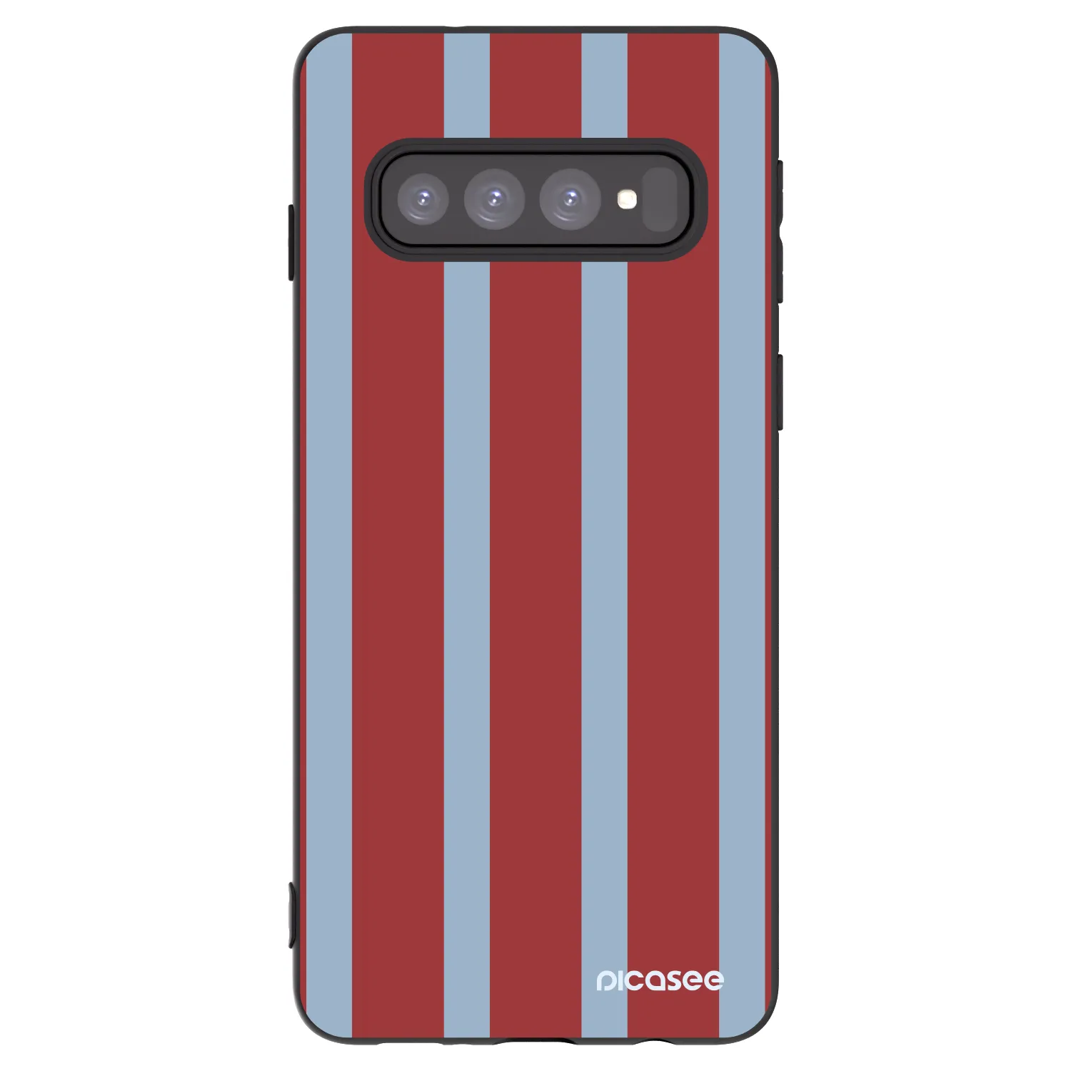 Picasee crna silikonska maskica za Samsung Galaxy S10 G973 - Lounge pass