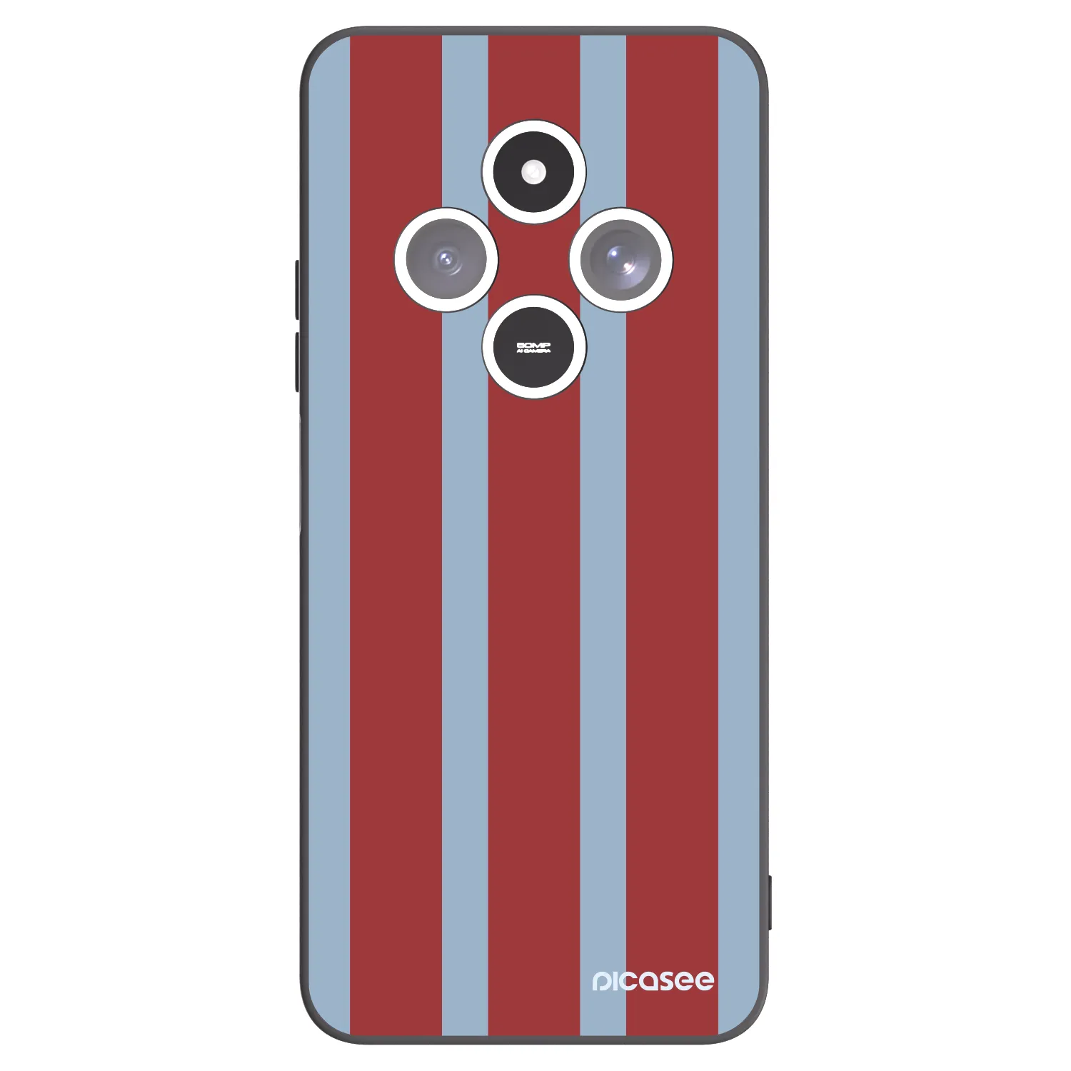 Picasee crna silikonska maskica za Xiaomi Redmi 14C - Lounge pass