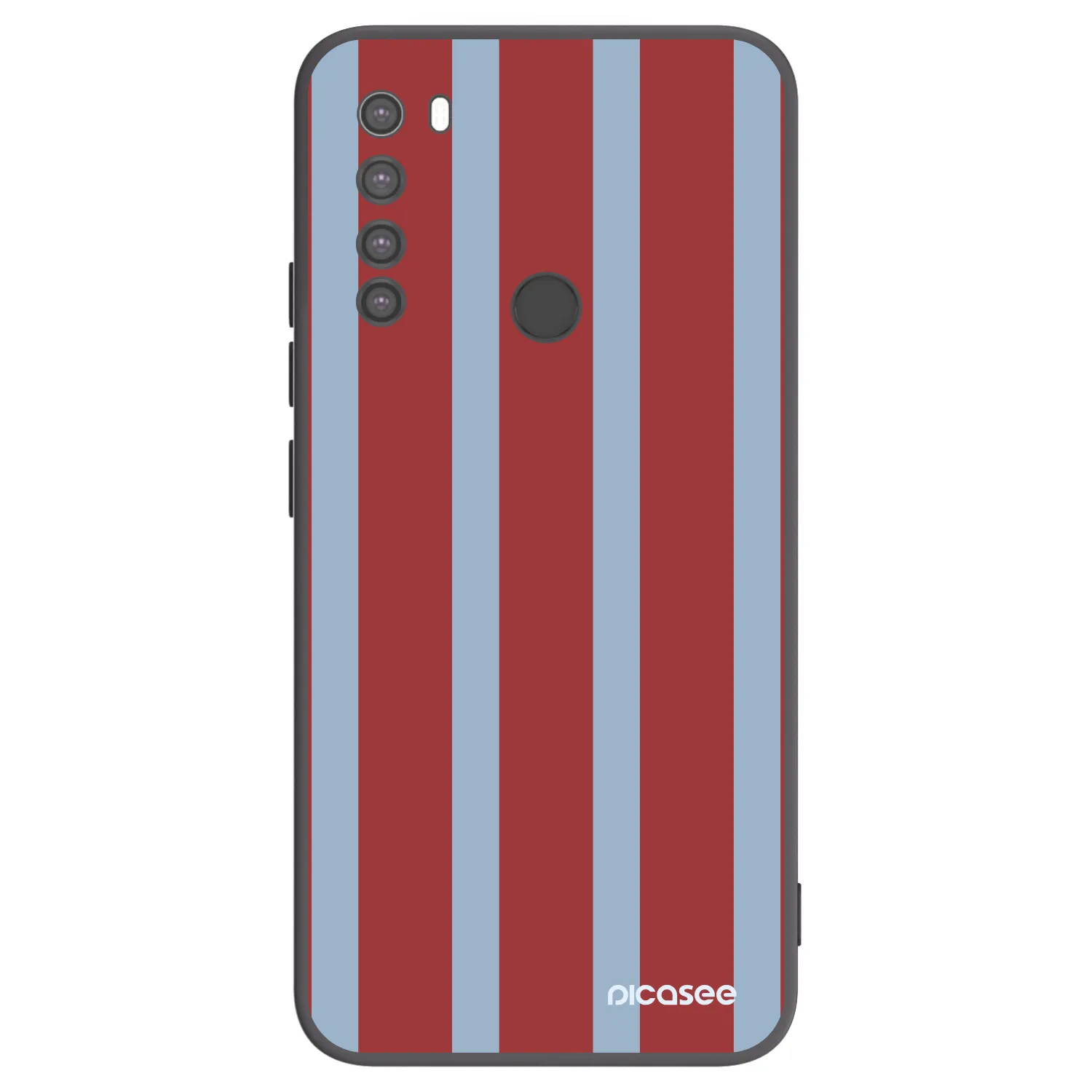 Picasee crna silikonska maskica za Xiaomi Redmi Note 8 - Lounge pass