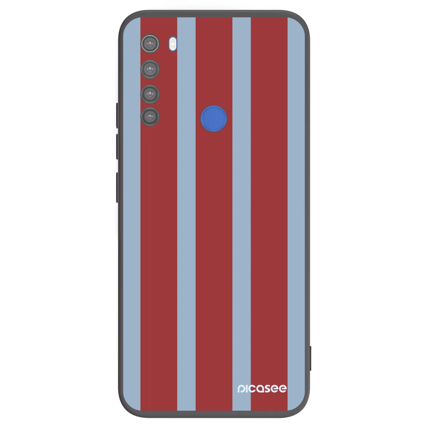 Picasee crna silikonska maskica za Xiaomi Redmi Note 8T - Lounge pass