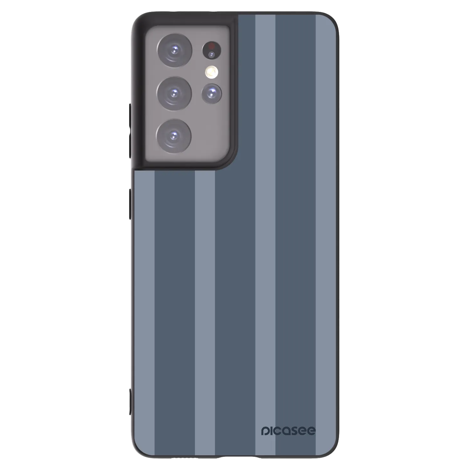 Picasee crna silikonska maskica za Samsung Galaxy S21 Ultra 5G G998B - Midnight lounge