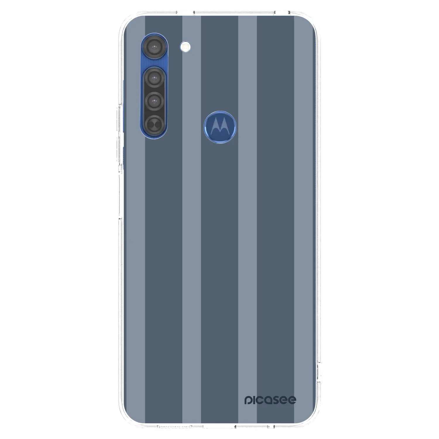 Picasee silikonska prozirna maskica za Motorola Moto G8 - Midnight lounge