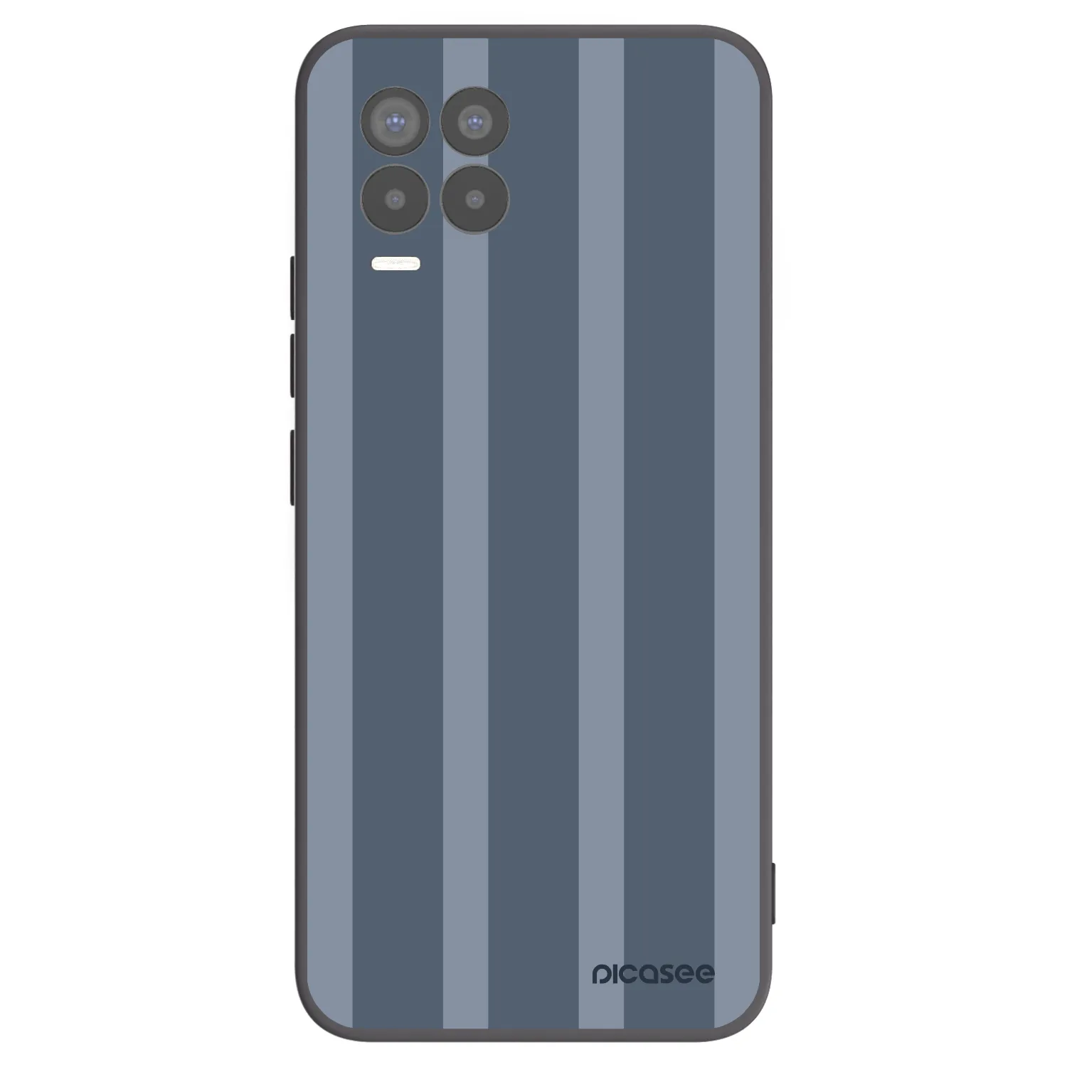 Picasee crna silikonska maskica za Realme 8 Pro - Midnight lounge