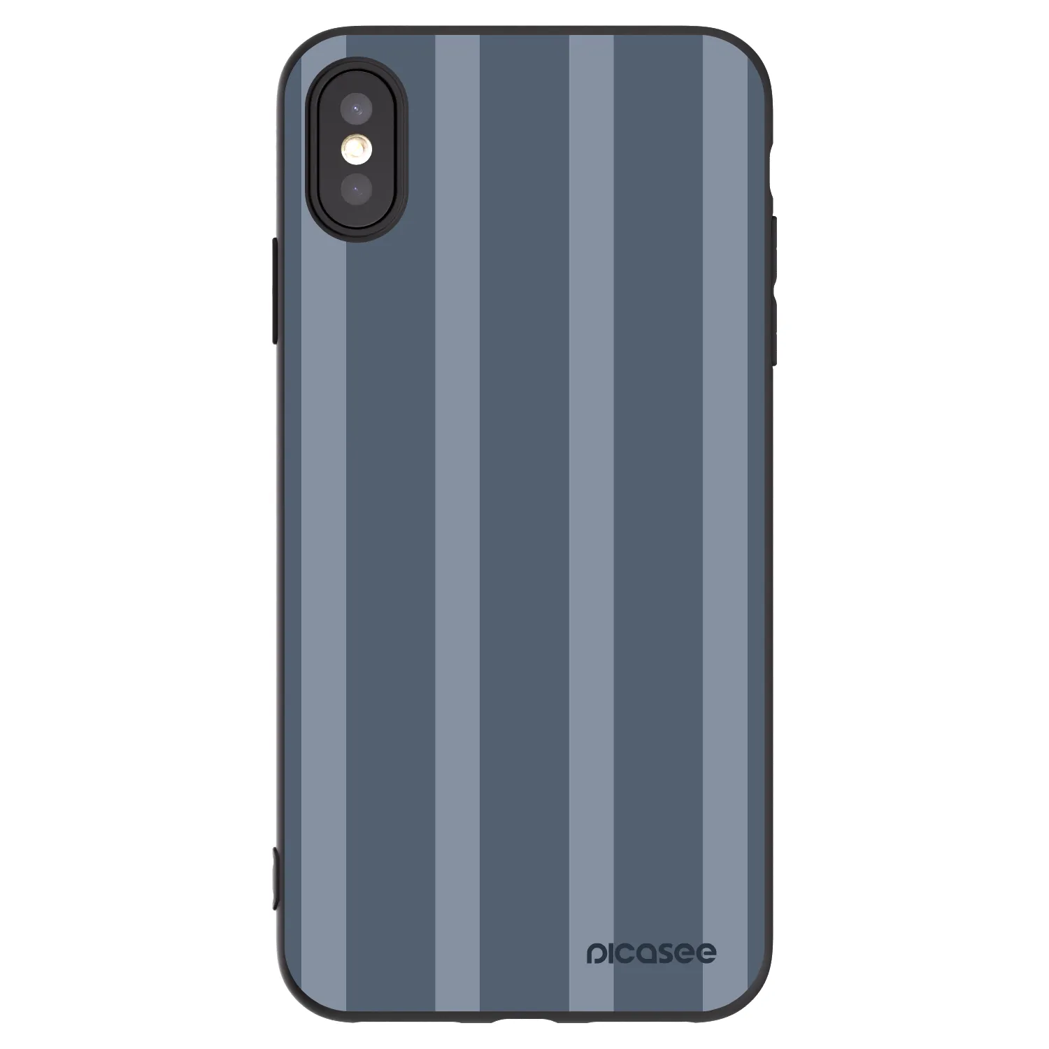 Picasee crna silikonska maskica za Apple iPhone XS Max - Midnight lounge