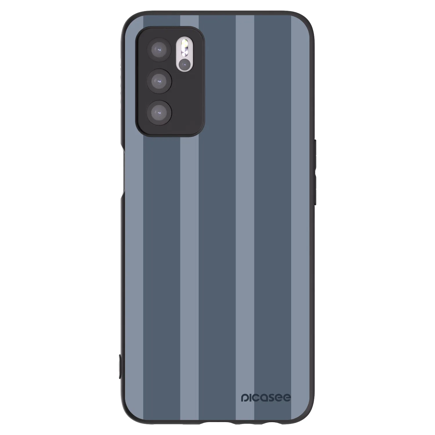 Picasee crna silikonska maskica za OPPO A16s - Midnight lounge
