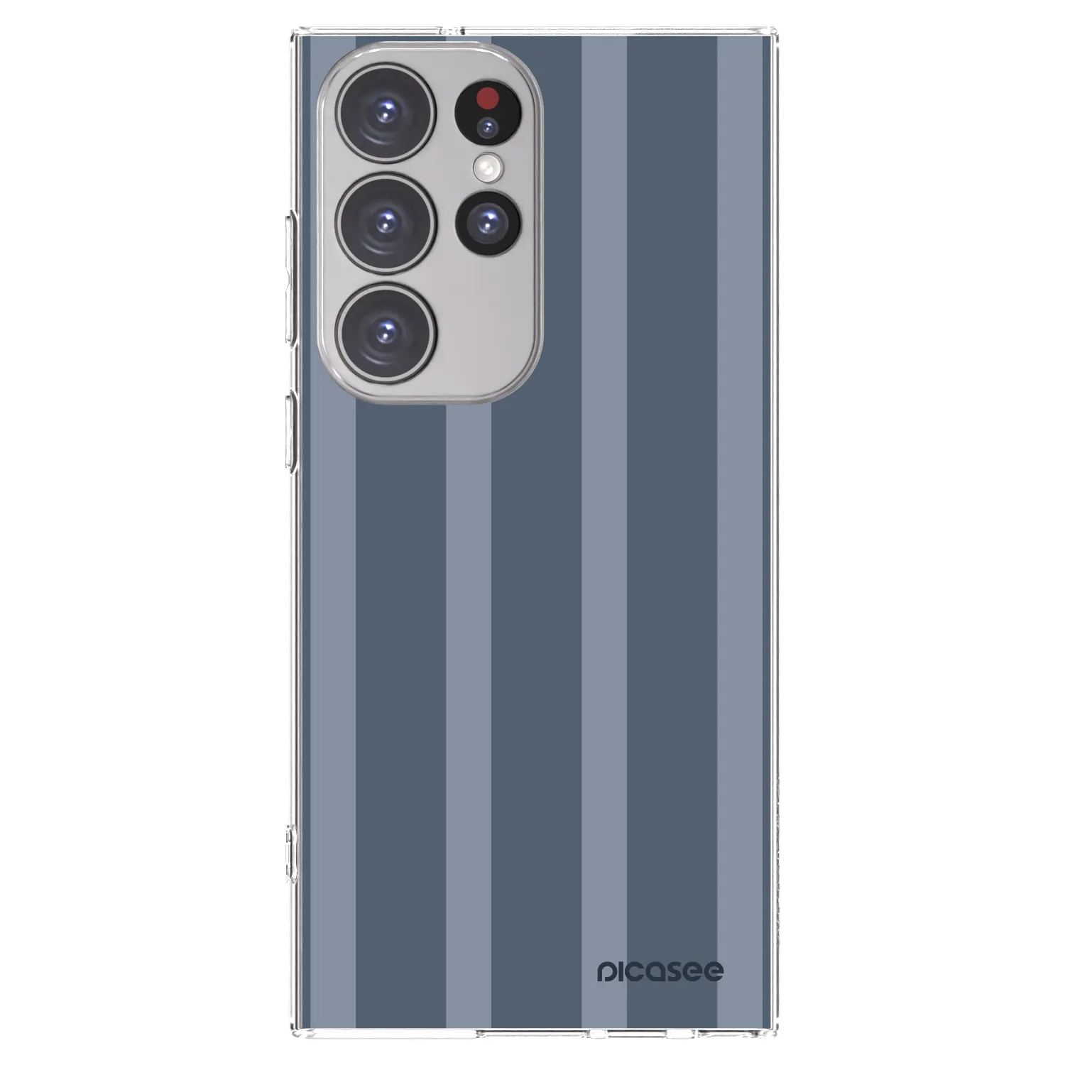 Picasee silikonska prozirna maskica za Samsung Galaxy S23 Ultra 5G - Midnight lounge