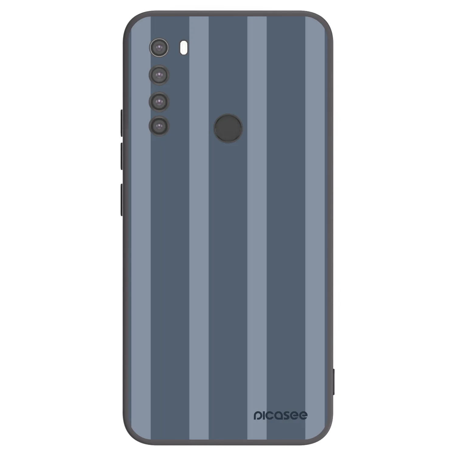 Picasee crna silikonska maskica za Xiaomi Redmi Note 8 - Midnight lounge