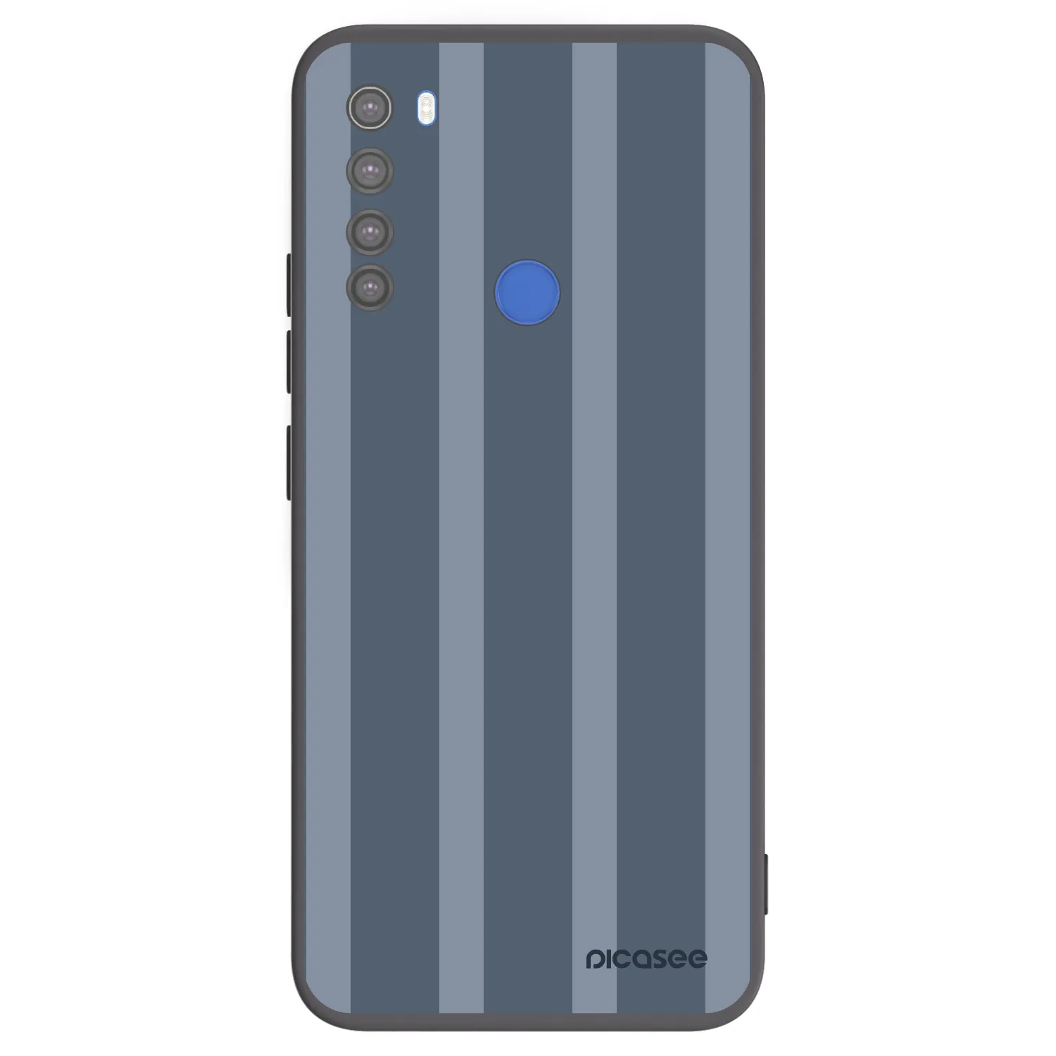 Picasee crna silikonska maskica za Xiaomi Redmi Note 8T - Midnight lounge