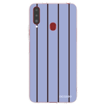 Picasee silikonska prozirna maskica za Samsung Galaxy A20s - Poolside member