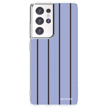 Picasee silikonska prozirna maskica za Samsung Galaxy S21 Ultra 5G G998B - Poolside member
