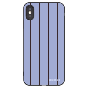 Picasee crna silikonska maskica za Apple iPhone XS Max - Poolside member