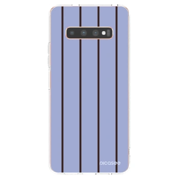 Picasee silikonska prozirna maskica za Samsung Galaxy S10 Plus G975 - Poolside member