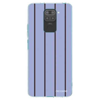 Picasee crna silikonska maskica za Xiaomi Redmi Note 9 - Poolside member